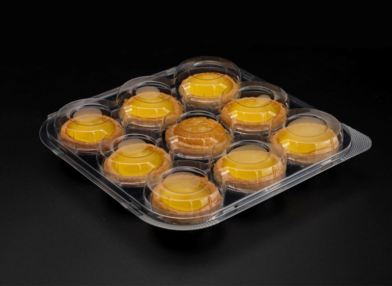 廠家批發定制自動扣透明烘焙吸塑盒